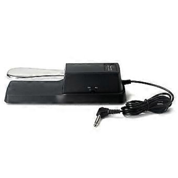 Højkvalitets klaver keyboard sustain pedal med skridsikker gummibund til MIDI keyboard, med 1/4 tomme input stik