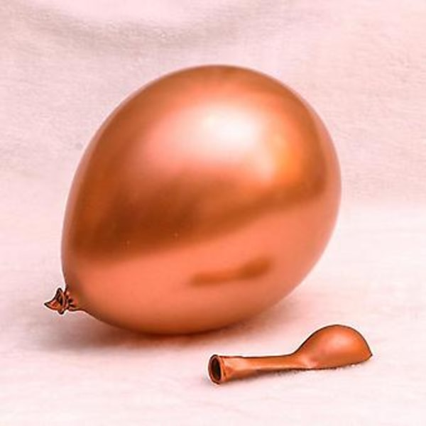 100 stk. 10 tommer Metallic S Tykke Helium Gy Metal Globos