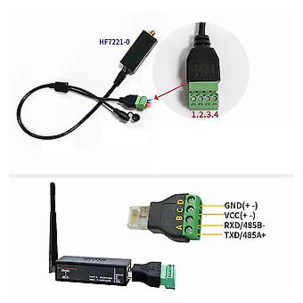Seriel Port Rs485 Til Wifi Enhedsserver Modul Konverter -ew11a-0 Modbus Protokol Dataoverførsel Via