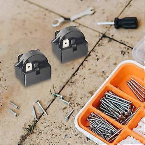 Ersättningsdel 3-Pin QP2-4.7/ QP2-4R7 4.7 Ohm Kylskåp PTC Start/ Relä för De Flesta Mini-Kylskåp och Kylare