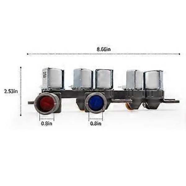 AJU73213301 AJU75152601 AJU75152603 Vanninntaksventil for vaskemaskin WT1101CW WT1501CW WT5270CW
