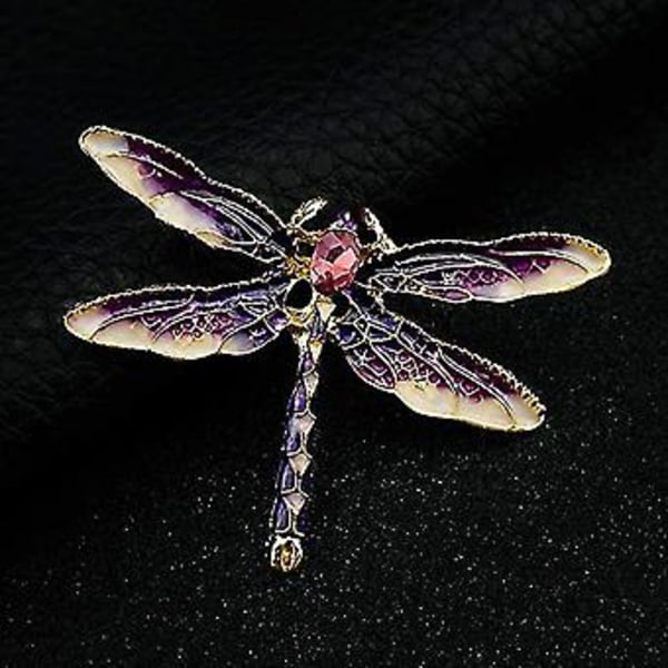 Dragonfly Brooch Pin Akryl Fluga Insekt Broschnål För Kvinnor Kläder Korsage