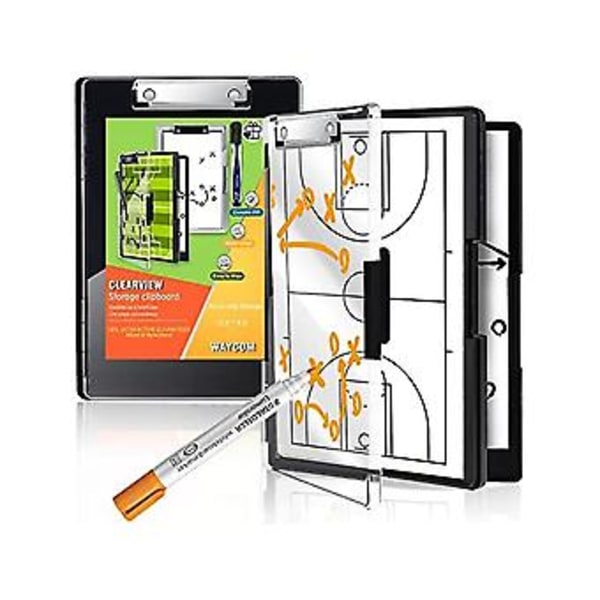 Clipboard med Opbevaring, 33,8x24,1 cm med 2 Kommentar Opbevaring, Tørre Clipboards Kraftig Clipboard Plast
