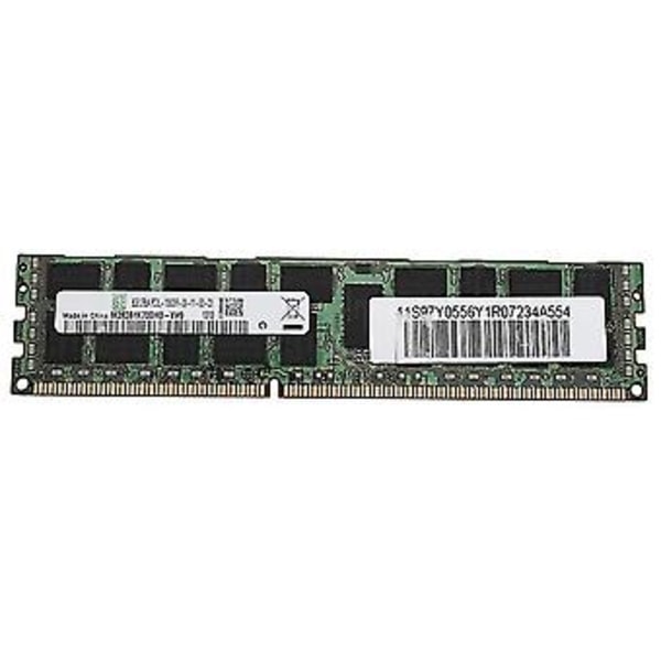 8GB DDR3 1333MHz ECC RAM-minne PC3L-10600R 1.35V 2Rx4 Reg ECC RAM för serverarbetsstation