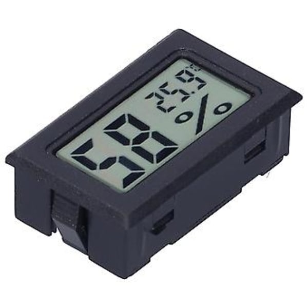 Digitalt Display Temperaturmåler ABS Miljø Indendørs Termometer til Smart Home FY11001Sort
