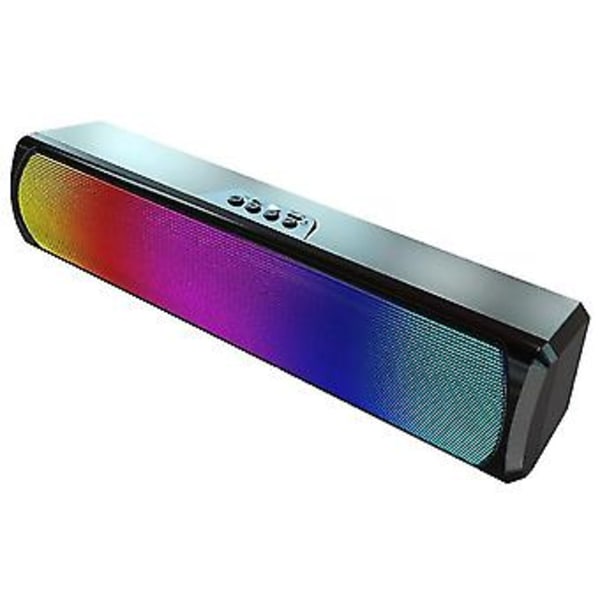 Rgb Soundbar Trådlös Bluetooth Stark Subwoofer Skrivbordshögtalare