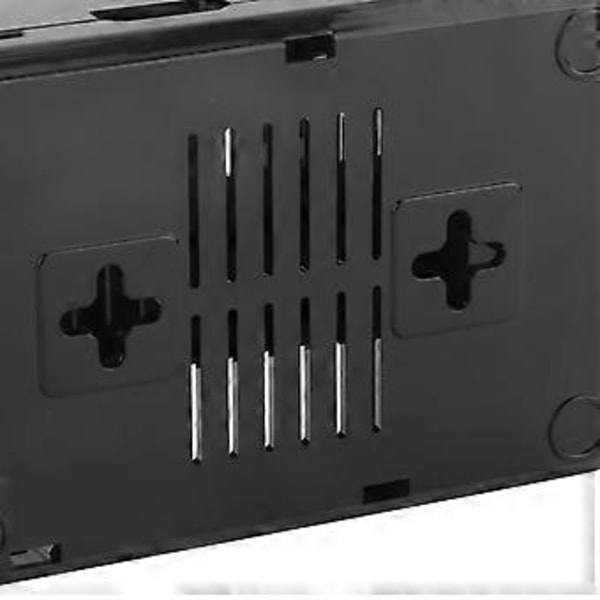 Beskyttende frostet kassecover i ABS til Raspberry Pi 3B 3B+ D-stil med skrue (Sort)