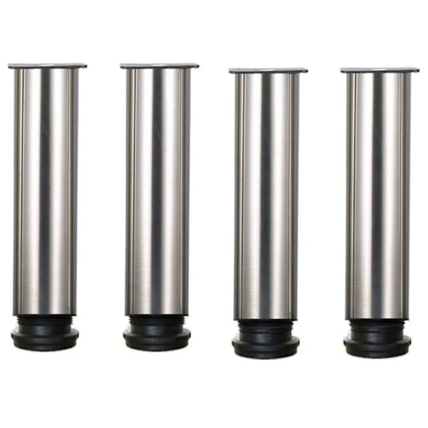 Furniture Leg-Set of 4 Stainless Steel Adjustable Height Furniture Legs for Sofa Table Cabinets - 25cm - 25cm