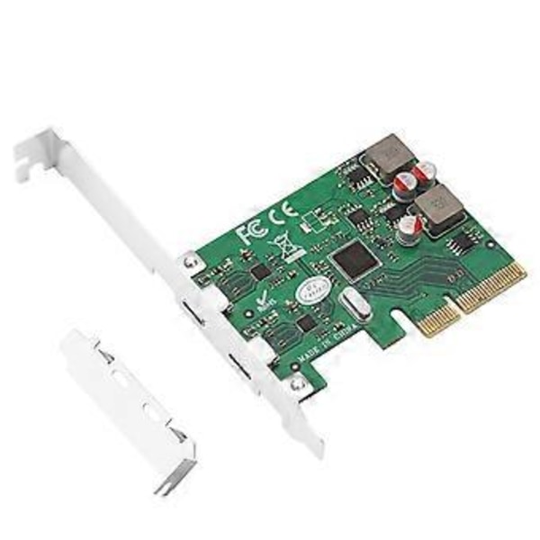2 Portin USB PCI-E X1 X4 X8 X16 Riser-kortti USB 3.1 -sovitinkortti pöytätietokoneelle
