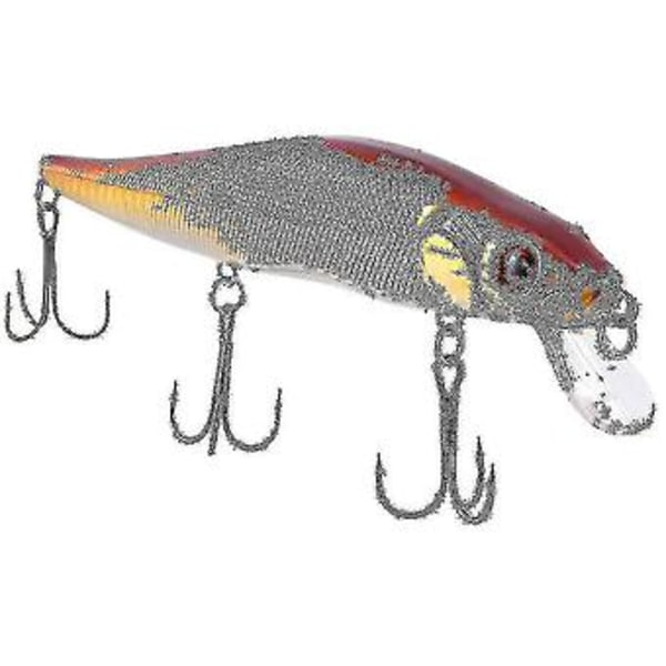 4kpl Kalastusviehe 14cm/23g Vaappu Wobblerit 3D Silmät Ahven Keinotekoinen Syötti Hauki Karppi Syötti Uistinsyötti