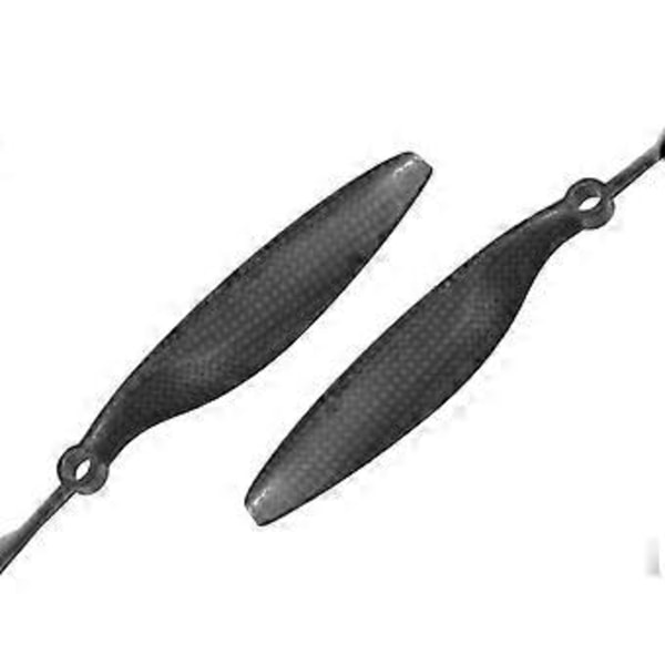 Svart 10x4,5 tum 1045 Kolfiber Spiralpropeller Framåt och Bakåt Tvåbladig Propeller för Multikopter