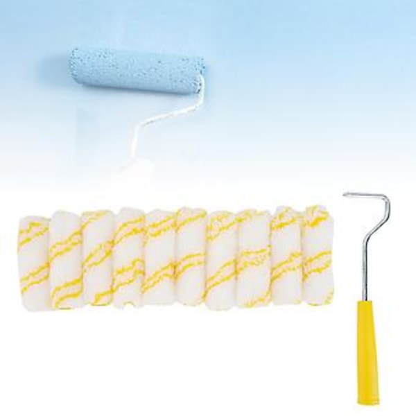 Väggfärgsroller Set Mini Husdekoration Målarpensel Kit