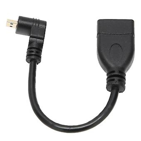 HD Multimedia Interface till Mini HD Multimedia Interface Kabel 90 Grader för Dator