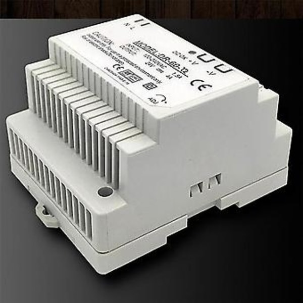 -60-12 Transformer 12 Volt 5 Ampere Industriel Din Skinne Strømforsyning 220v Ac Til 12v Dc Strømforsyning(12
