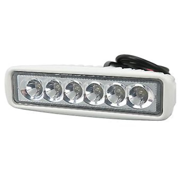 12V till 24VDC Båt LED Arbetslampa IP67 Vattentät Starkt Ljus Stöttålig för Bilar Yachter Utomhusbelysning Vitt Ljus/12W