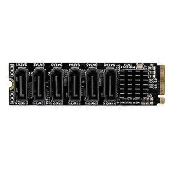 Intern 6 Port Sata III 6GB/S Pci-E Controller Kort til Desktop Support SSD