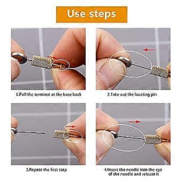 12 st DIY Verktyg Handgjorda Läderartiklar Verktyg Sutur Fixeringsnål Läderartiklar Fixerad Nål Sömnad 6-12mm