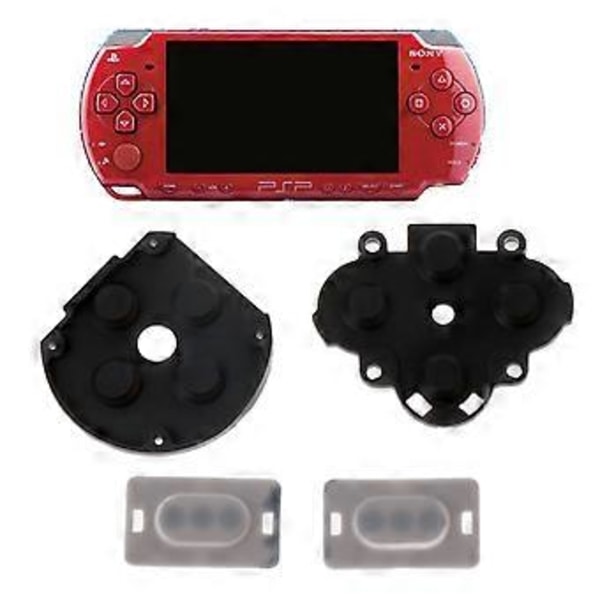 4 stk. Udskiftnings Controller Gamepad Konduktive Silikone Gummi Pads Knap Pad Tastatur til PSP1000 Controller
