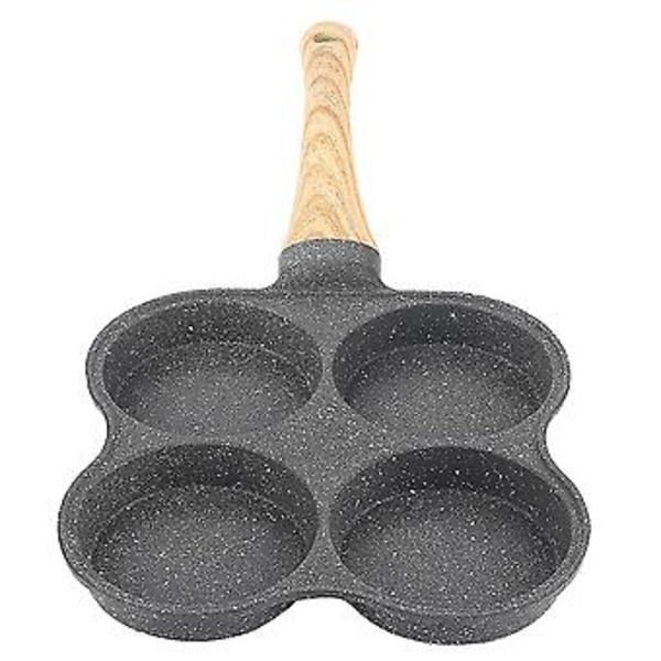 4 Huls Omelet Pande Non-stick Stegepander Morgenmad Pandekage Maker til Induktionskomfur Gasblus