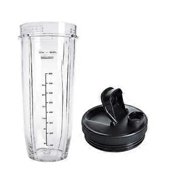 Lock och 946 ml Bägare och 7 Fenors Blad Kompatibelt för Auto IQ 1000W Blender Tillbehör Ersättningsdelar BL482