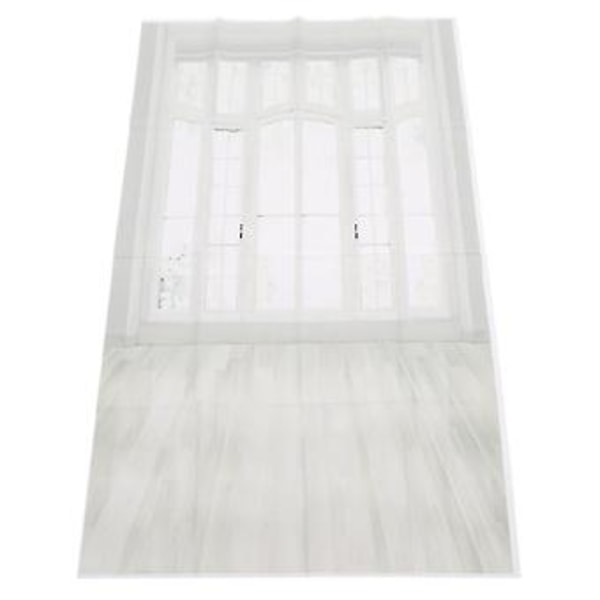 3x5ft Eurooppalainen Ikkuna Lattia Valkoinen Taide Valokuvaus Tausta Studio Tausta
