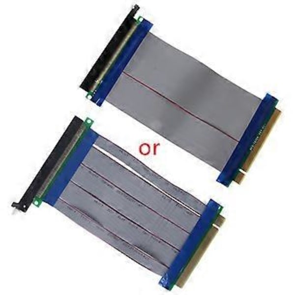 Højkvalitets PCIe 16X PCI for Express PCI-E 16X til 16X Riser Extender Kort Adapter Fleksibelt Kabel