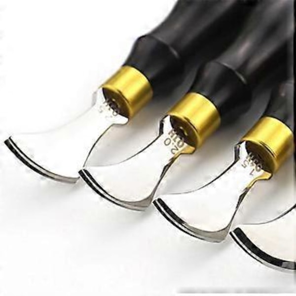 1.0mm Ammattimainen nahkatyö DIY-työkalut Nahkareunan viimeistelijä Nahkatyökalut