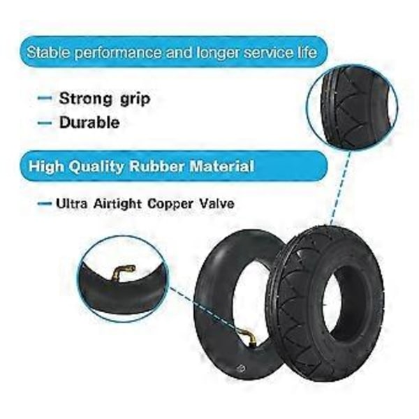 200x50 Dekk og slange sett for E100, e150, e200, Power Core E100, 360,, epunk, e-scooter dekk