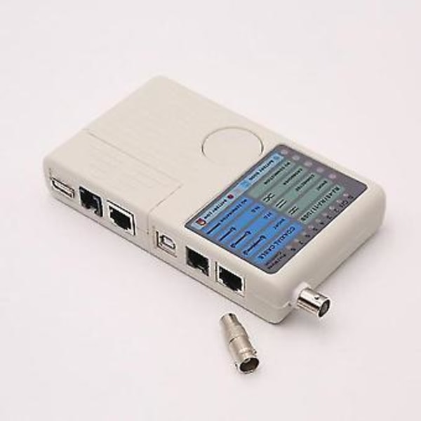 Rj11 Rj45 Usb Bnc Lan Nettverkskabel Tester Fjernstyrt Lan Kabel Tracker Detektor 4 I 1 Rask Tester Til