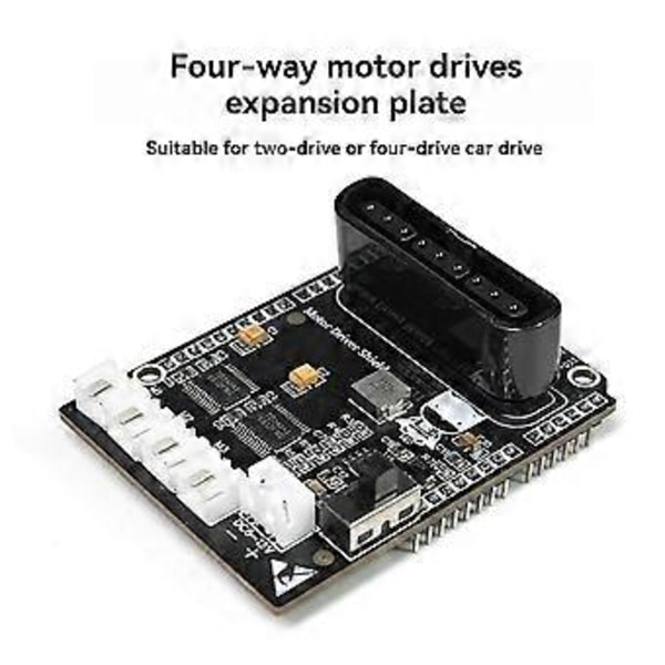 DC 6-12V 4-vägs Motordrivmodul Högpresterande Motordrivförlängningsutvecklingskort för Bilmodell