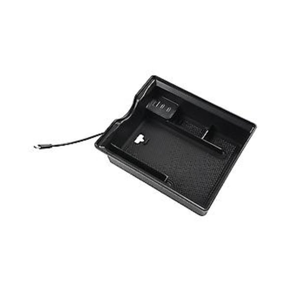 För Y 2021 2022 Bil Förvaringslåda Med Usb Type-c Port Armstöd Konsollåda