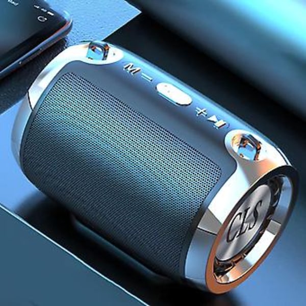 Bluetooth-högtalare Portabel Subwoofer Hög Volym Liten Trådlös Högtalare för Utomhusbruk Hem Svart Flaggskepps Förbättrad Version