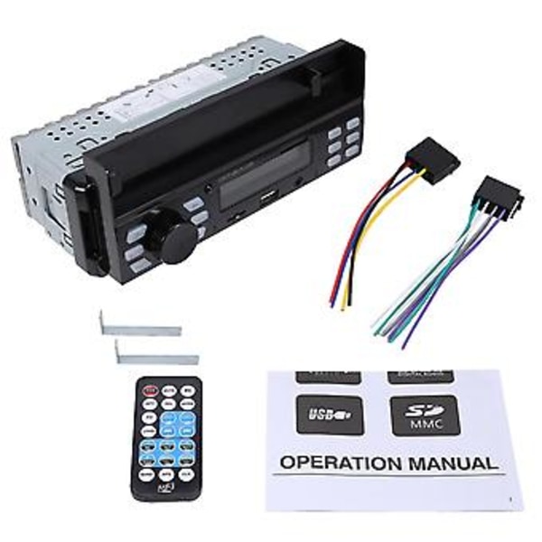 1 Din Bilradio Autoradio Tand 12v Bil O Spelare