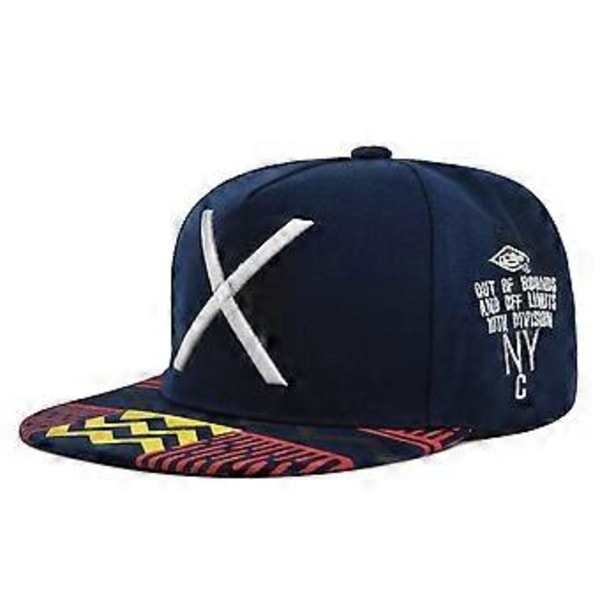Tredimensjonal broderi hip-hop hatt brodert baseballcaps personlighet flat brem hatt truckerhatt til ungdom trendy hatt