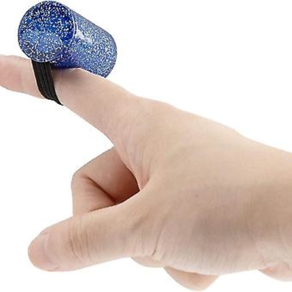 12 st Universal Plast Sorterade Finger Shakers Mini Percussion För Gitarr, Ukulele Och Banjo