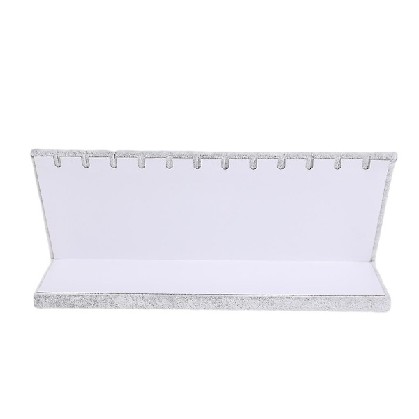 Sammetshalsband Kedja Armband Display L Stativ Tavla Smycken Hållare Rack