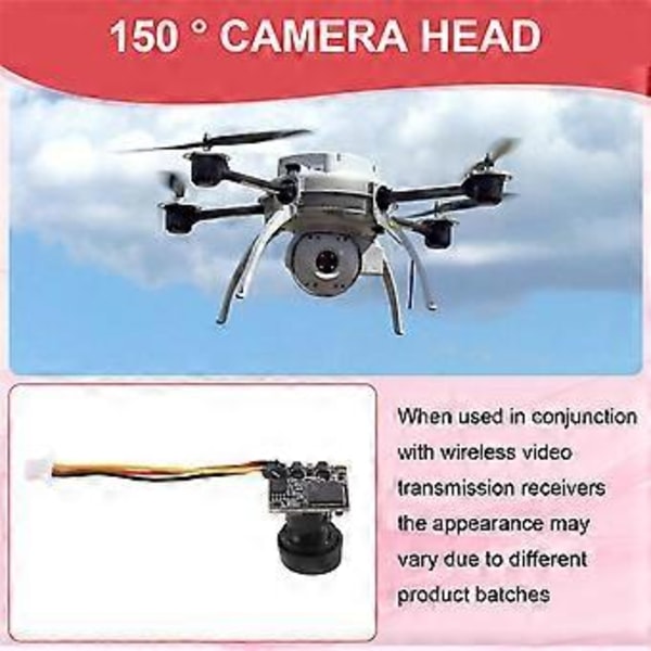 Mobula6 2024 Reservedel Kamera FXT FX17-B 1/3 CMOS 800TVL FOV 150 Kamera til Mobula6 Drone FPV