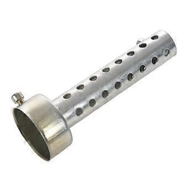 Silver Motorcykel Avgasrör Ljuddämpare Insats Baffel Db 48mm X 140mm