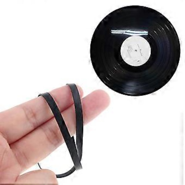 Högkvalitativ gummirem Ersättningsrem för skivspelare Phono Tape CD-driven rem för vinylskivspelare Remdrivna skivspelare
