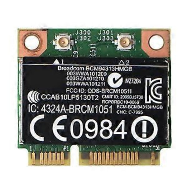BCM20702 802.11b/g/n WiFi BT 4.0 Trådløst Halvt Mini PCI-E Kort Bluetooth-kompatibelt 4.0 Til HP BCM94313HMGB BCM20702