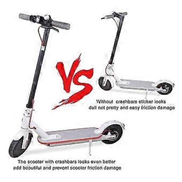 Antikollisjonsstripe for sparkesykkelkropp til Xiaomi Mijia M365 elektrisk skateboard, bil, sparkesykkel deler