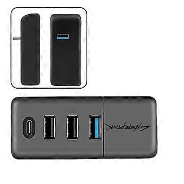 Usb Splitter Hub Dockningsstation Telefonladdare För Biltillbehör