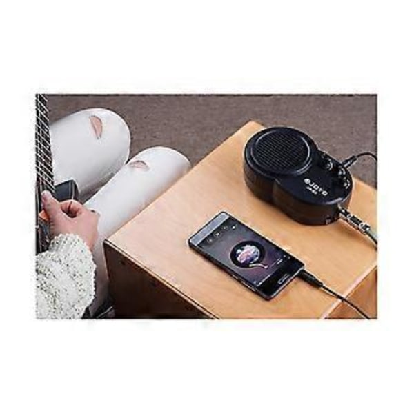 Distortion Elgitarr Ljud Mini Bas Akustisk Gitarr Högtalare Instrument Universell Anslutning