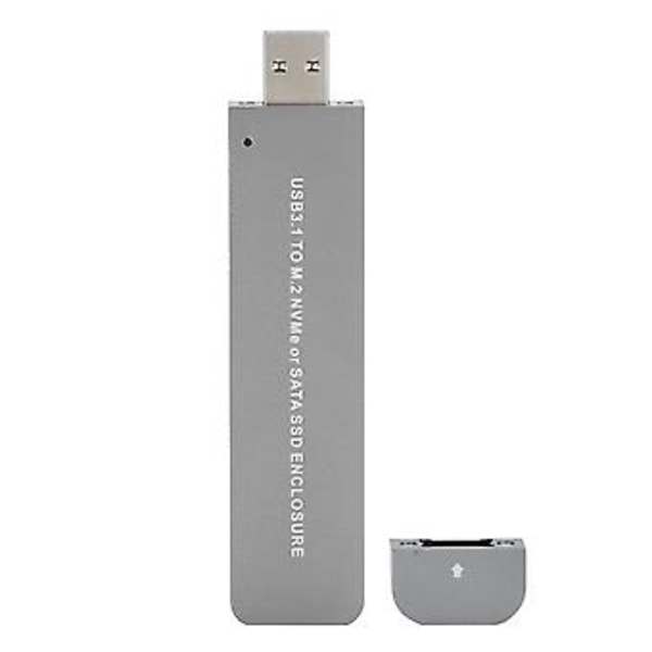 SSD Hårddiskbox, Hårddiskbox Aluminium Hårddiskkapsling Hårddiskbox Tillverkad med Omsorg