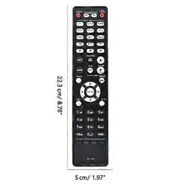 RC-1234 Fjärrkontroll Ersättning Strömförstärkardel för Denon Strömförstärkare PMA-600NE DCD-600NE