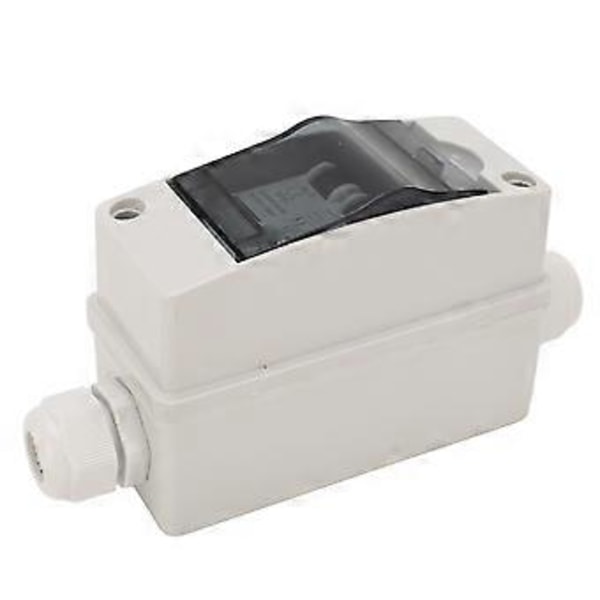 Mini Strømafbryder DC 12-400V AC 90-400V Dobbelt Strøm 16A Solcelleafbryder med IP65 Vandtæt Boks