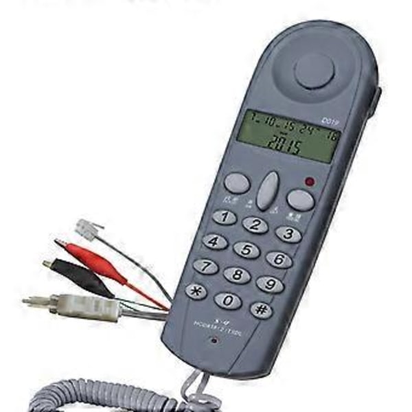 Testipuhelin Lankapuhelin LCD-soittajanäytöllä Koti- ja toimistopuhelin