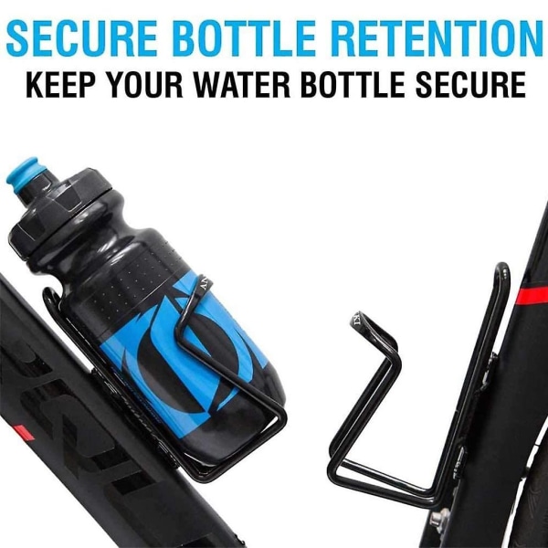 Sett med 2, sykkel vannflaskeholder Road Cycling vannkoppholder for ridning