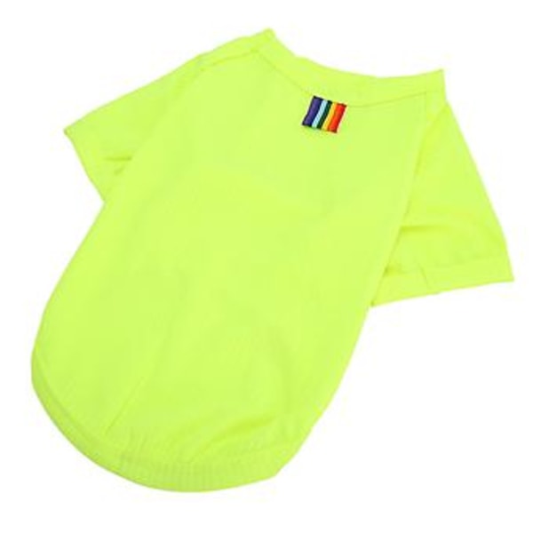 Hengittävä koiran paita, lyhythihainen, joustava ja mukava koiran lyhythihainen T-paita pienille koirille, kevät, kesä, vihreä, 2XL