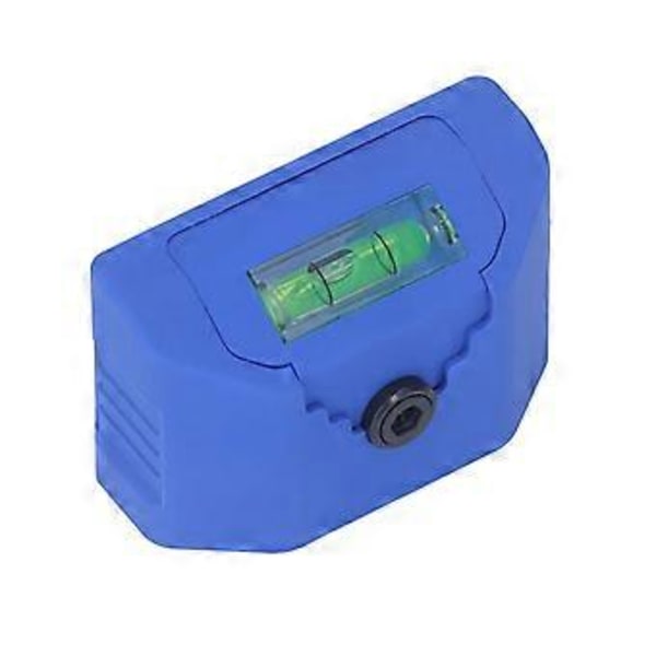 Multifunksjonell Lasermarkør & Krysslinjelaser, 120° Bred Vinkel, Mini, Innebygd Batteri, Blå - for Presis Nivellering & Markering